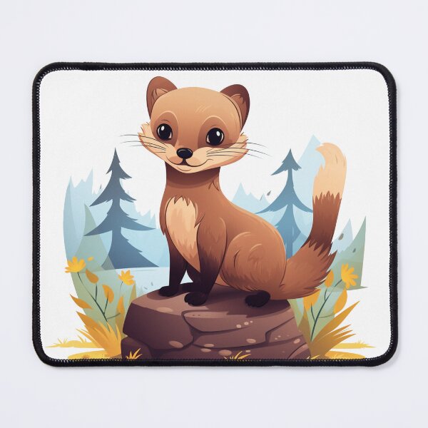 Item preview, Sweet marten in the forest designed and sold by Marten-Store.