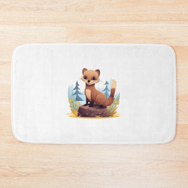 Item preview, Sweet marten in the forest designed and sold by Marten-Store.