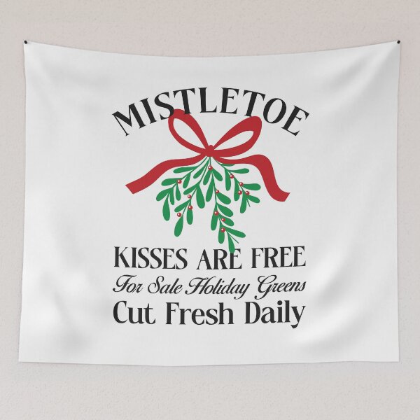 Item preview, Mistletoe Cut Fresh Daily designed and sold by kjanedesigns.
