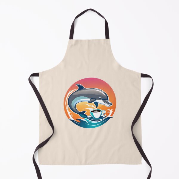 Item preview, Dolphin Having a Coffee designed and sold by Devo07.