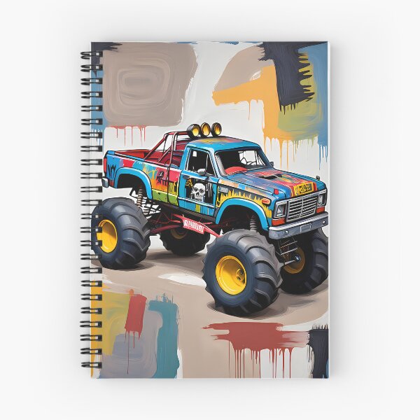 Item preview, Expressionism Car Monster Truck - Unique Abstract Automotive Art designed and sold by Kittyzens.
