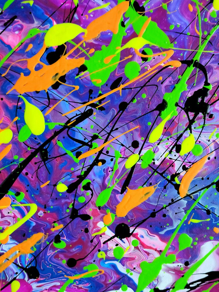 Thumbnail 4 of 4, iPhone Case, Color Explosion - Vivid Multicolor Abstract designed and sold by liminallayers.