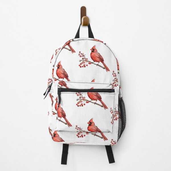 Item preview, Red Cardinal with Berries designed and sold by silviaol.