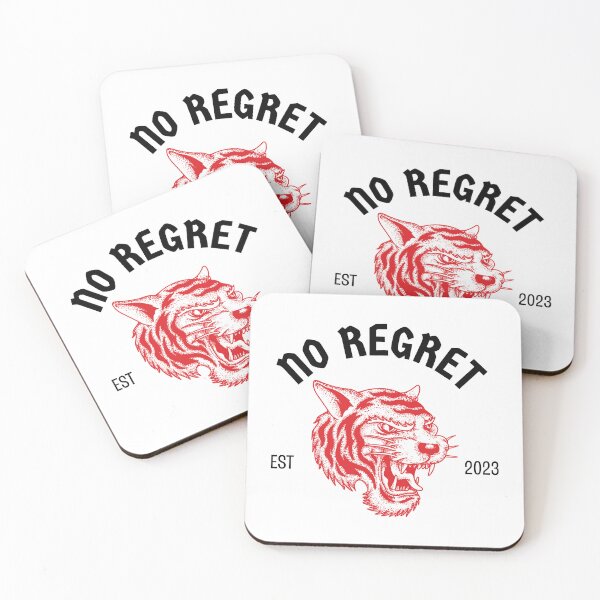 Item preview, No regret |  Tiger | Warrior designed and sold by InfiniteDemand.
