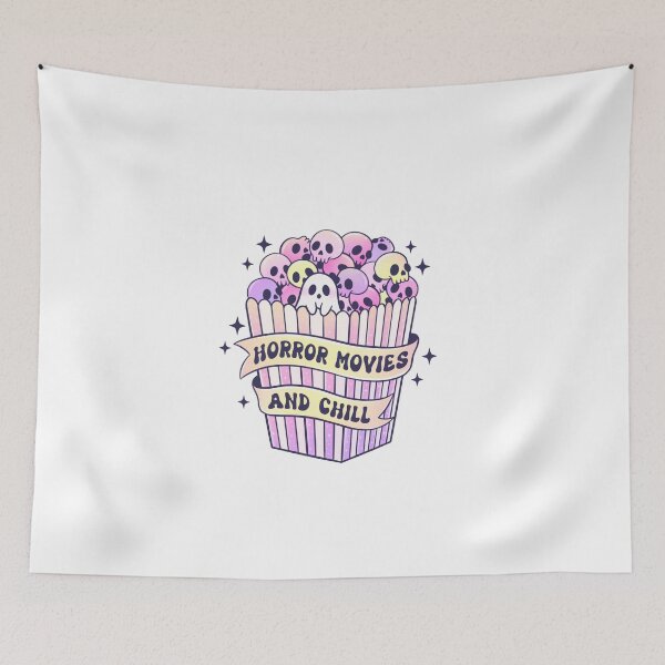 Item preview, Skull Popcorn Horror Movie Night designed and sold by Acim0.