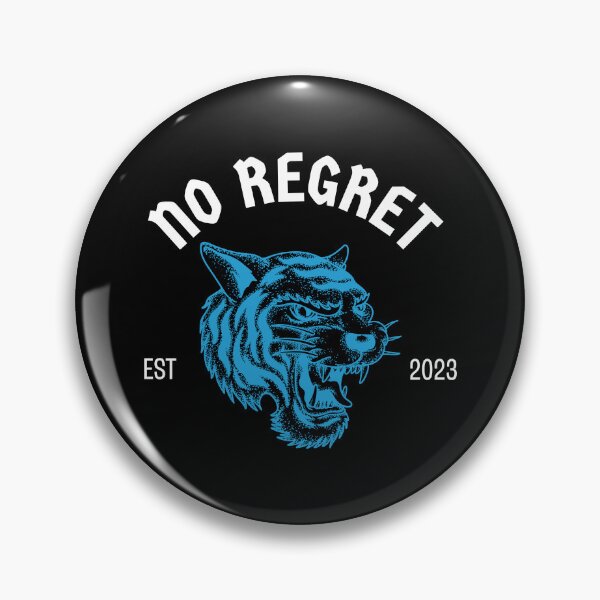 Item preview, No regret |  Tiger | Warrior designed and sold by InfiniteDemand.