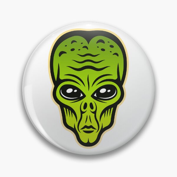 Item preview, Alien Green Head designed and sold by Dino-Park.