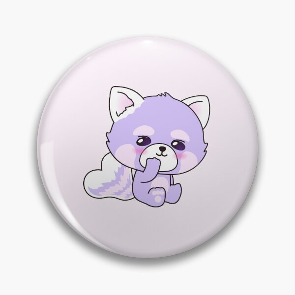 Item preview, Purple red panda Shy redpang designed and sold by redpang.