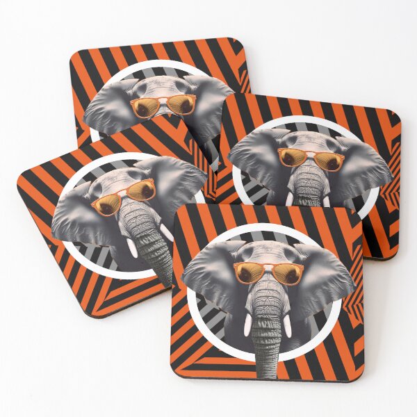 Item preview, Pop Art cool Elephant design designed and sold by Wiidoo.