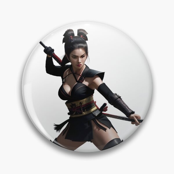 Item preview, Female ninja samurai warrior designed and sold by AnimeAero.