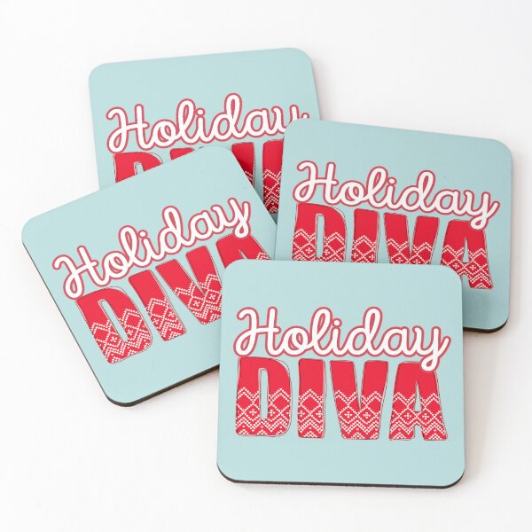 Item preview, Cute Holiday Diva Holiday Humour Festive Quotes designed and sold by Renata Illustrata.