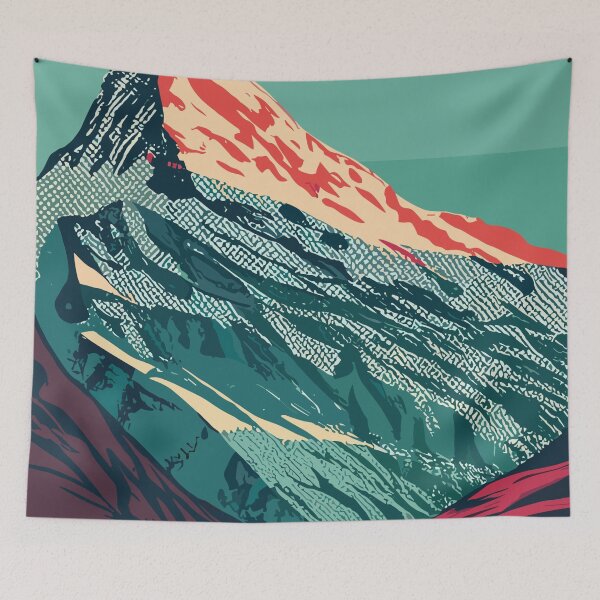 Item preview, A Vintage Travel Art of Eiger - Switzerland  designed and sold by GoodOldVintage.