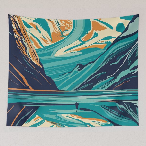Item preview, A Vintage Travel Art of Eiger - Switzerland  designed and sold by GoodOldVintage.