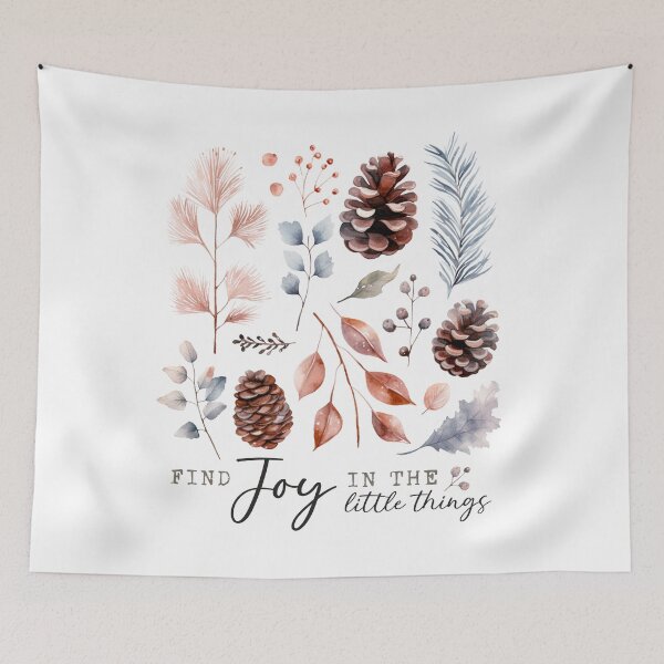 Item preview, Find Joy in the Little Things Christmas Pinecone designed and sold by sweetbelle.