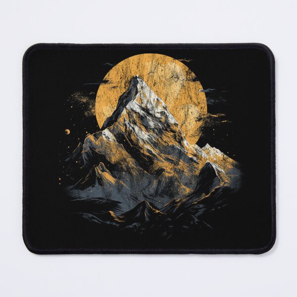 Item preview, Mount Everest Mountain - Distressed Vintage Street Art Landmarks designed and sold by GVRDesign.