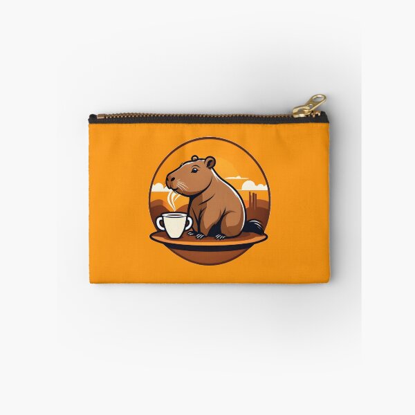 Artikelvorschau, Capybara trinkt Kaffee entworfen und verkauft von Devo07.