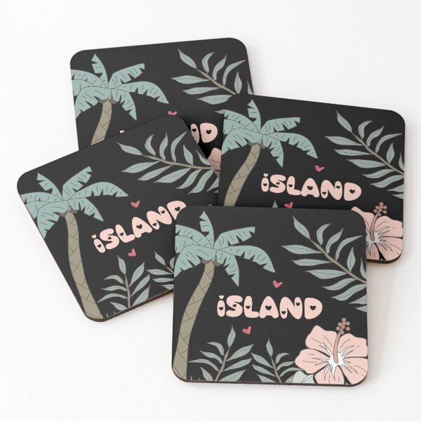 Item preview, Island Lovers Palm Tree - Black designed and sold by Flapi Store.
