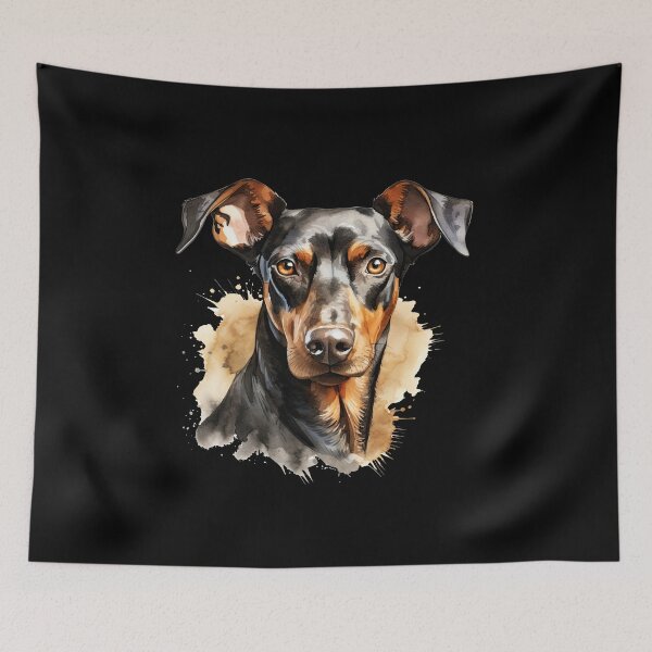 Item preview, Beautiful Natural Ear Doberman - kawaii designed and sold by GlunmanStore.