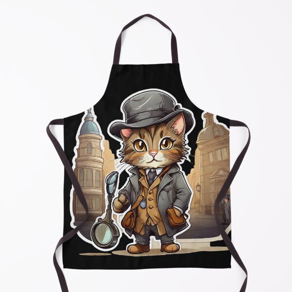 Item preview, cat detective designed and sold by AxelBrook.