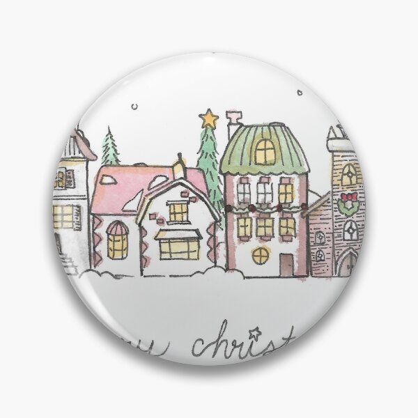Artikelvorschau, Weihnachtsdorf-Kartendesign entworfen und verkauft von Lia Pires.