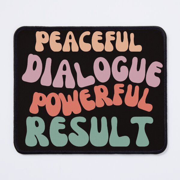 Item preview, peaceful dialogue powerful result designed and sold by NEW-ART-TEAM.
