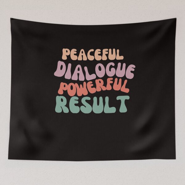 Item preview, peaceful dialogue powerful result designed and sold by NEW-ART-TEAM.