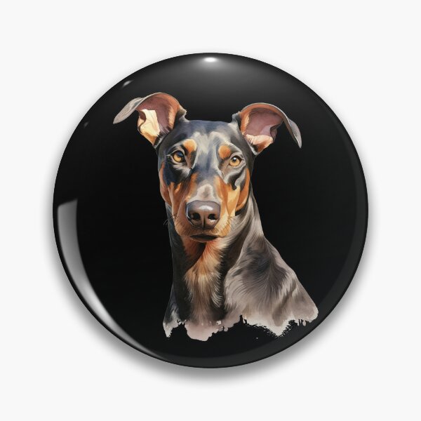 Item preview, Beautiful Natural Ear Doberman - kawaii designed and sold by GlunmanStore.