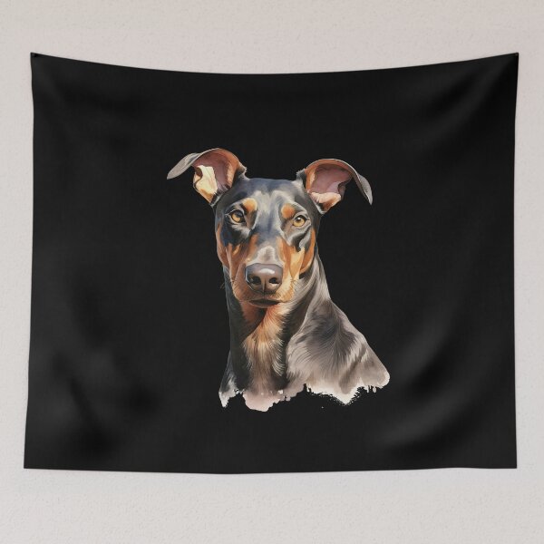 Item preview, Beautiful Natural Ear Doberman - kawaii designed and sold by GlunmanStore.