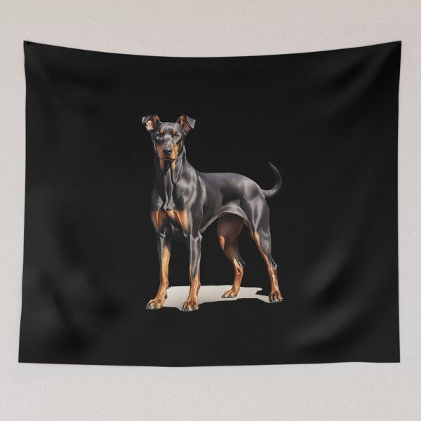 Item preview, Beautiful Natural Ear Doberman - kawaii designed and sold by GlunmanStore.