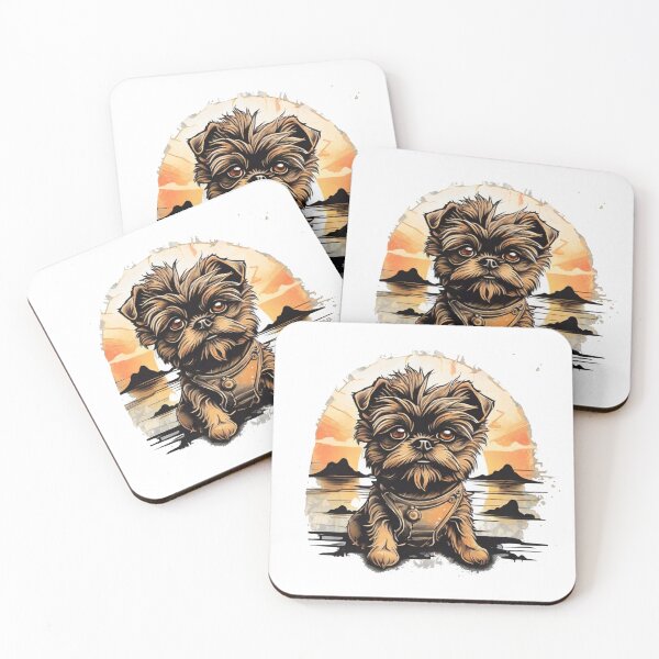 Item preview, Adorable Affenpinscher at Sunset designed and sold by Fenomena Designs.