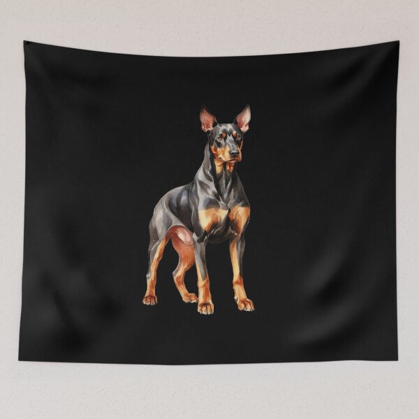 Item preview, Beautiful Natural Ear Doberman - kawaii designed and sold by GlunmanStore.