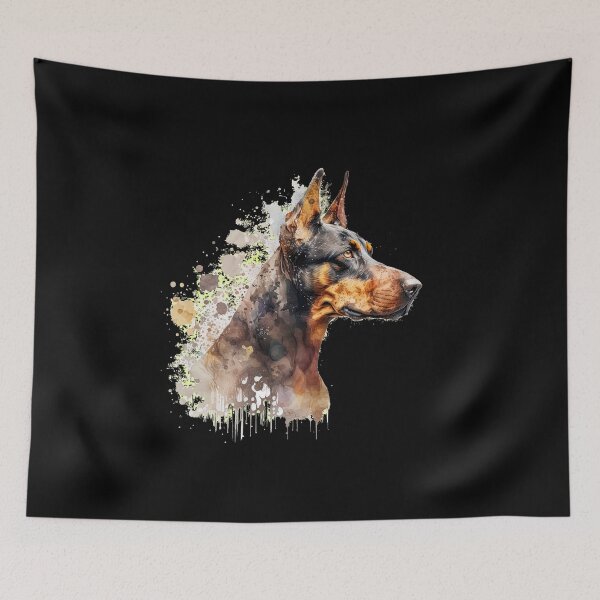 Item preview, Beautiful Natural Ear Doberman - kawaii designed and sold by GlunmanStore.