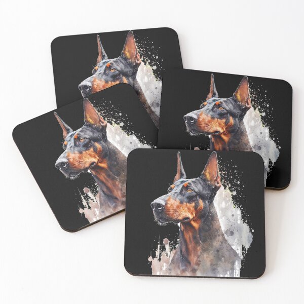 Item preview, Beautiful Natural Ear Doberman - kawaii designed and sold by GlunmanStore.