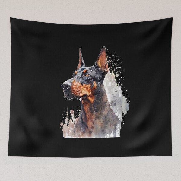 Item preview, Beautiful Natural Ear Doberman - kawaii designed and sold by GlunmanStore.
