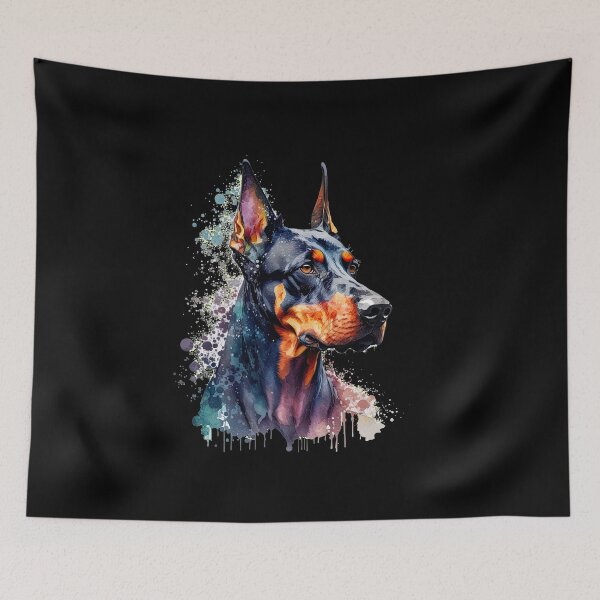 Item preview, Beautiful Natural Ear Doberman - kawaii designed and sold by GlunmanStore.