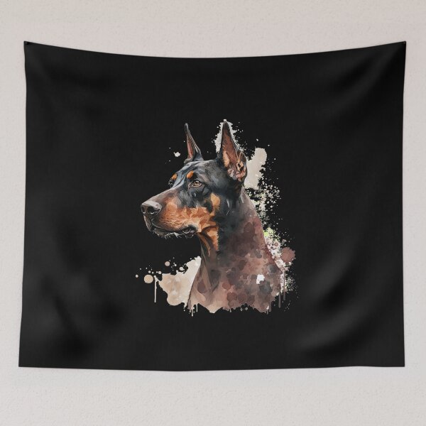 Item preview, Beautiful Natural Ear Doberman - kawaii designed and sold by GlunmanStore.