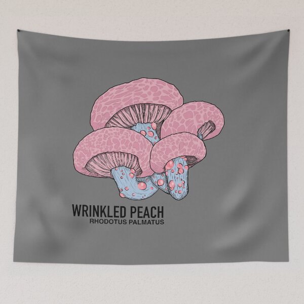 Item preview, Wrinkled Peach Mushroom designed and sold by Maybe-A-Robot.