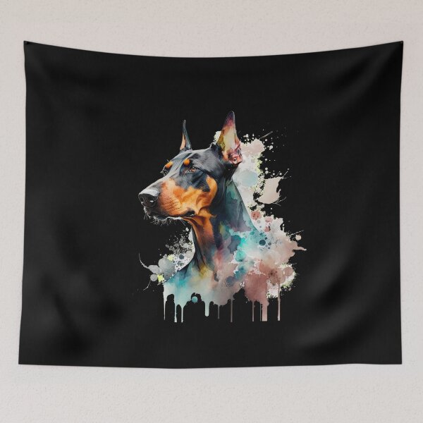 Item preview, Beautiful Natural Ear Doberman - kawaii designed and sold by GlunmanStore.