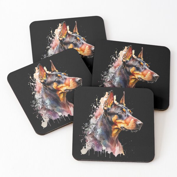 Item preview, Beautiful Natural Ear Doberman - kawaii designed and sold by GlunmanStore.