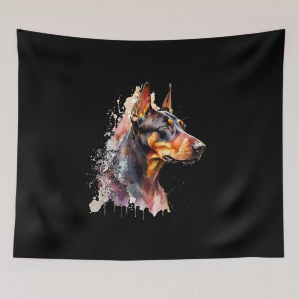 Item preview, Beautiful Natural Ear Doberman - kawaii designed and sold by GlunmanStore.
