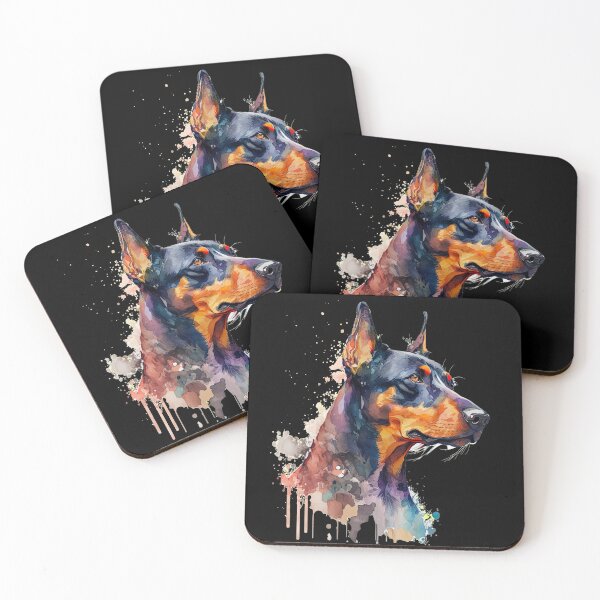 Item preview, Beautiful Natural Ear Doberman - kawaii designed and sold by GlunmanStore.