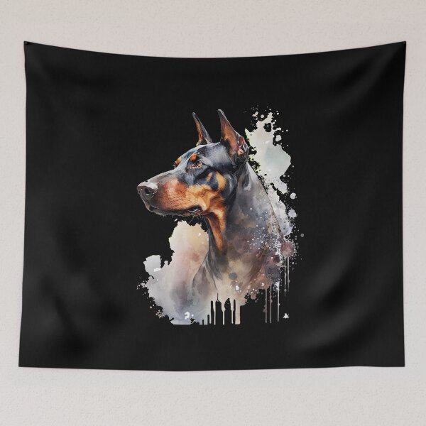 Item preview, Beautiful Natural Ear Doberman - kawaii designed and sold by GlunmanStore.