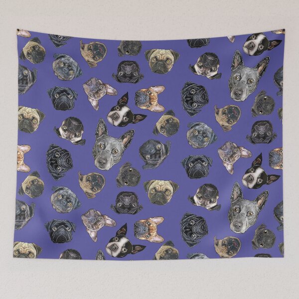 Item preview, Ten Pugs, Two Frenchies, One Boston, & A Blue Heeler! designed and sold by FivePugs.