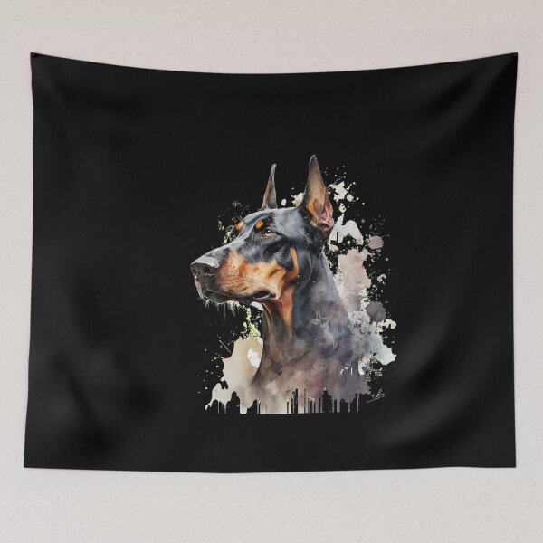 Item preview, Beautiful Natural Ear Doberman - kawaii designed and sold by GlunmanStore.