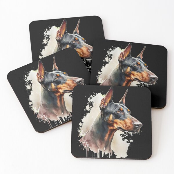 Item preview, Beautiful Natural Ear Doberman - kawaii designed and sold by GlunmanStore.