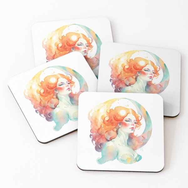 Item preview, Water Color Heavently goddess of myster.Vintage  Art. designed and sold by SuraSu.