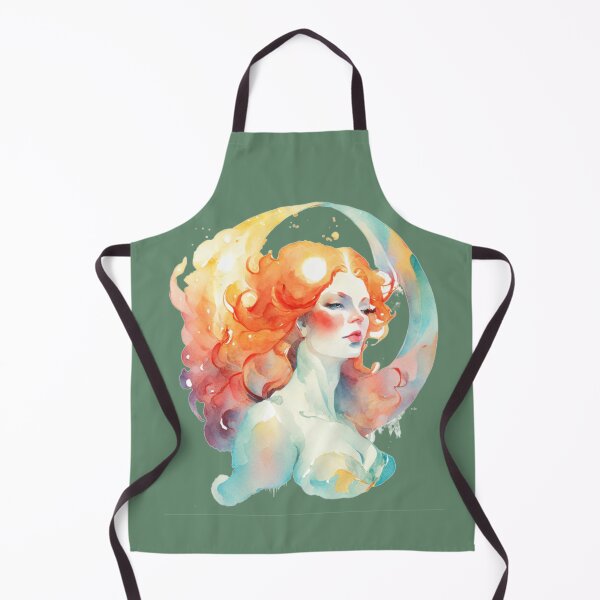 Item preview, Water Color Heavently goddess of myster.Vintage Art. designed and sold by SuraSu.