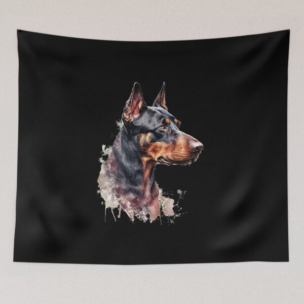 Item preview, Beautiful Natural Ear Doberman - kawaii designed and sold by GlunmanStore.