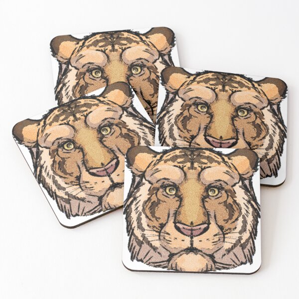 Item preview, Tiger face designed and sold by Sammicatshop.