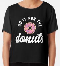 Do It For The Donuts Chiffon Top
